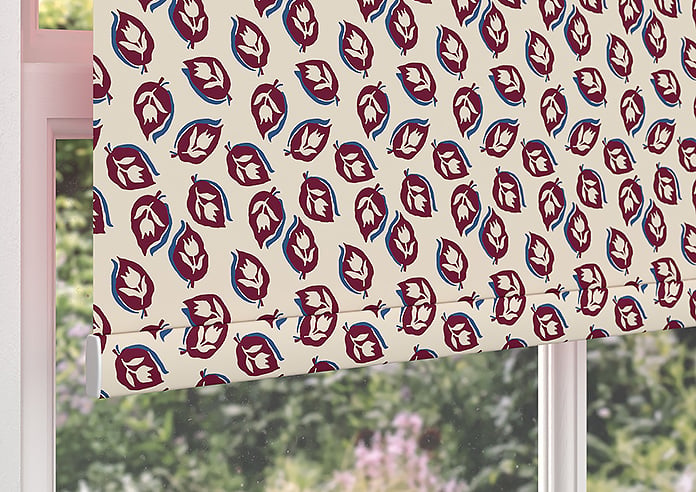 Land & Shore Seedling (Blackout), Red Blue - Twist&Fit Roller Blind - Image 4